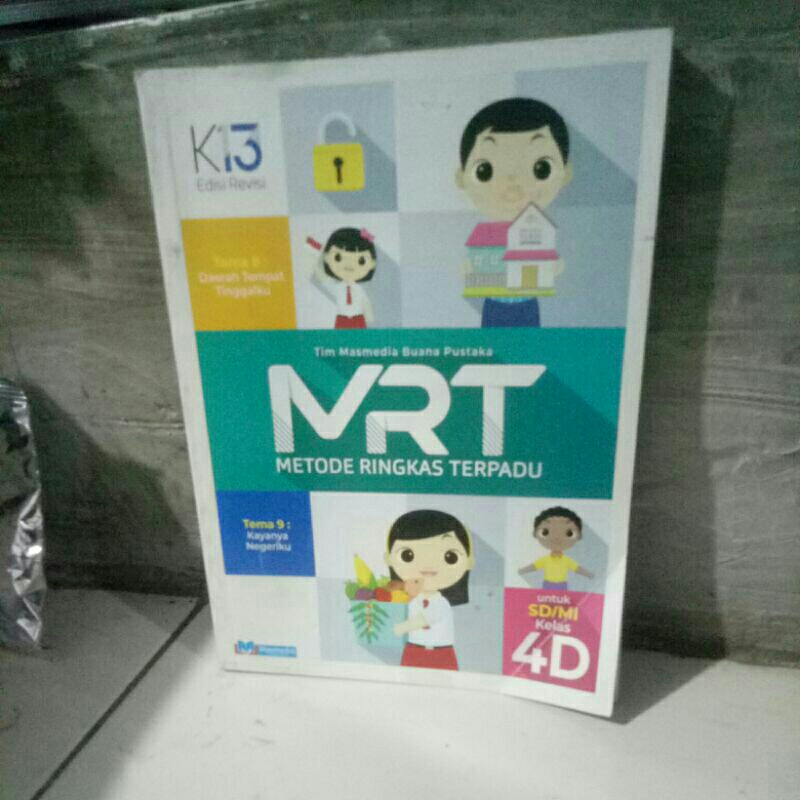 Jual BUKU BARU MRT 4D/ Metode Ringkas Terpadu Sd Kelas 4D Terbaru ...