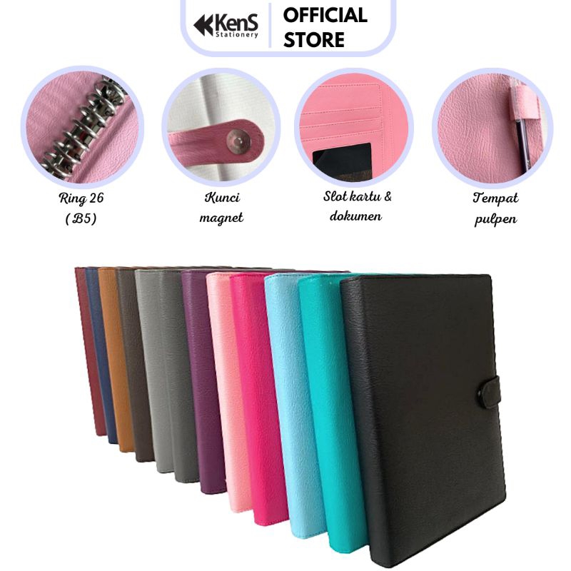 Jual Binder Polos Ekslusif B5 Ring 26 Agenda B5 Polos Ring 26 Binder ...