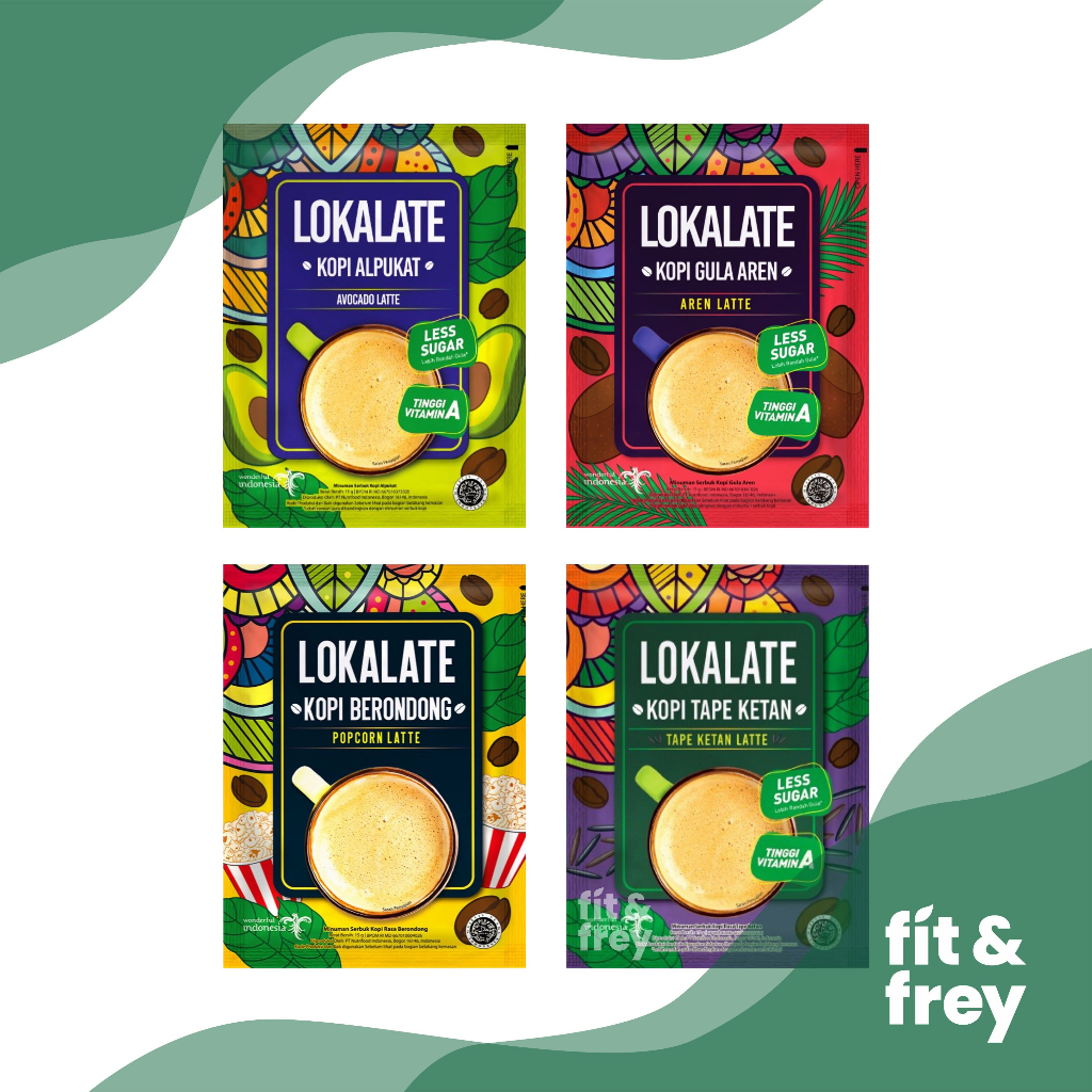 Jual LOKALATE Kopi Kekinian - Sachet - Tinggi Vitamin A Lebih Rendah