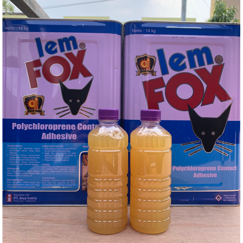 Jual Lem Kuning Fox Ecer Botol 500ml Super Rekat | Shopee Indonesia