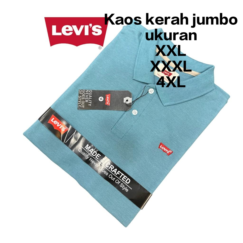 Jual Baju Kaos Pria Dewasa Jumbo Lengan Pendek Kaos Kerah Pria Jumbo Xxl Xxxl Xl Limited