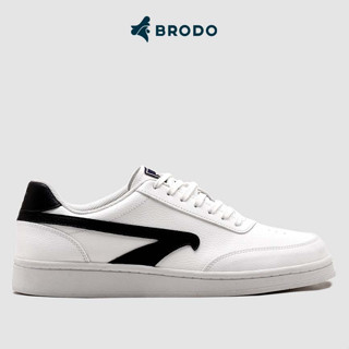 Jual Brodo Sneakers Lucca White Black Ws Shopee Indonesia