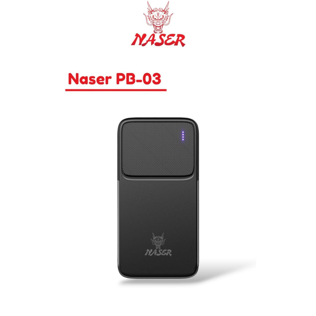 Jual NASER POWERBANK 10.000MAH PB-03 / Powerbank Dual Usb Type C ...