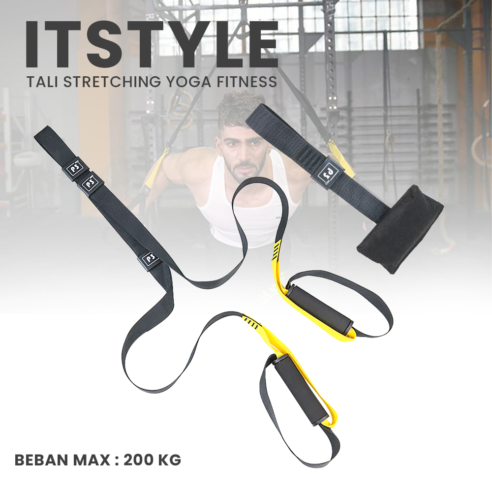 Jual TRX-PRO TRX total resistance exercise Tali Stretching Yoga Fitness ...