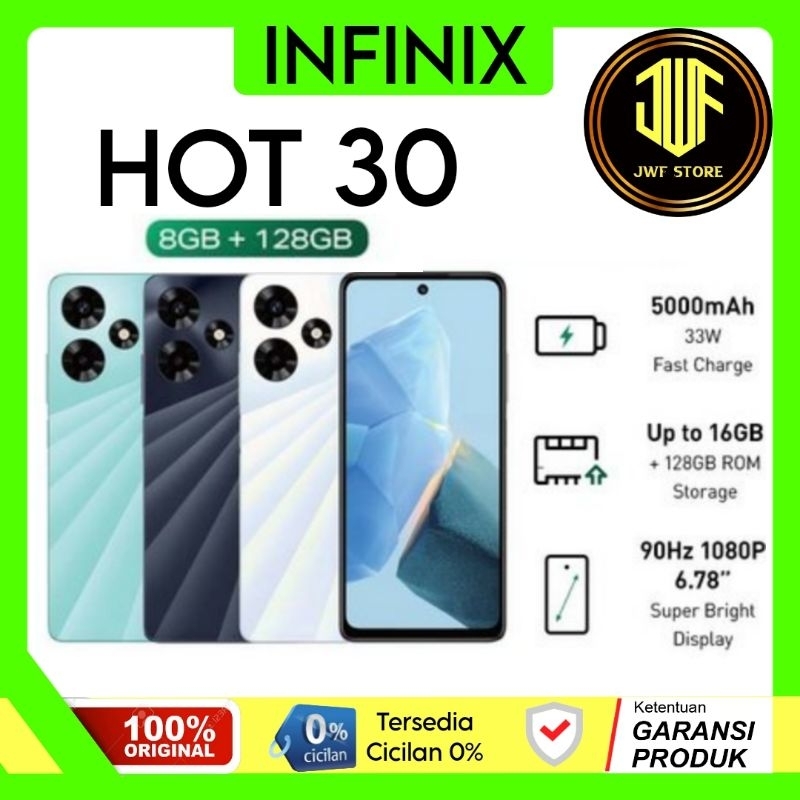 Jual INFINIX HOT 30 8/128GB | Shopee Indonesia