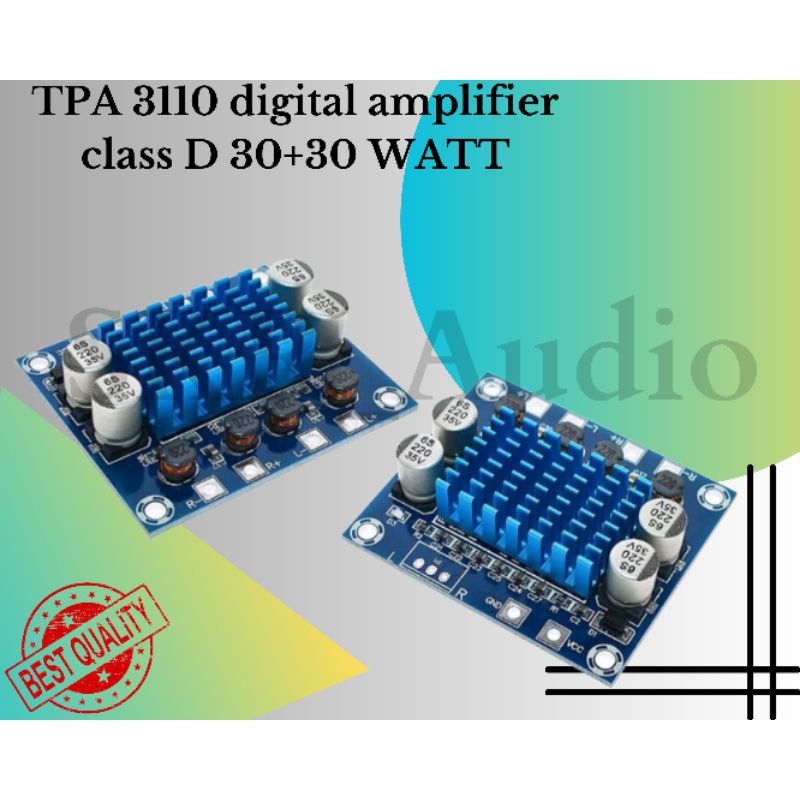 Jual TPA3110 XH-A232 30W + 30W 2.0 Channel Digital Stereo Audio Power ...