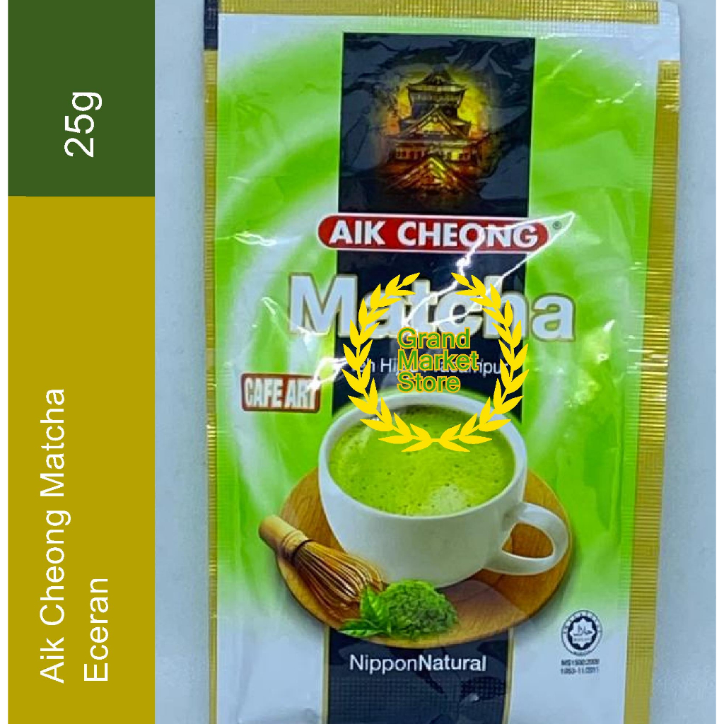 Jual Aik Cheong Matcha Teh Hijau 25 G Sachet Teh Hijau Pracampur Aik