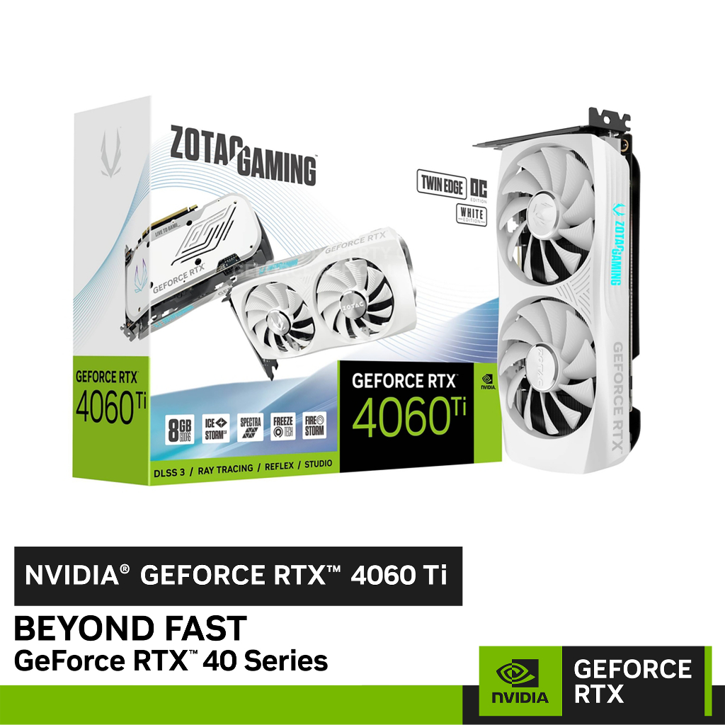 Jual Zotac Gaming Geforce Rtx 4060 Ti Twin Edge Oc White Edition 8gb Gddr6 Shopee Indonesia 7861