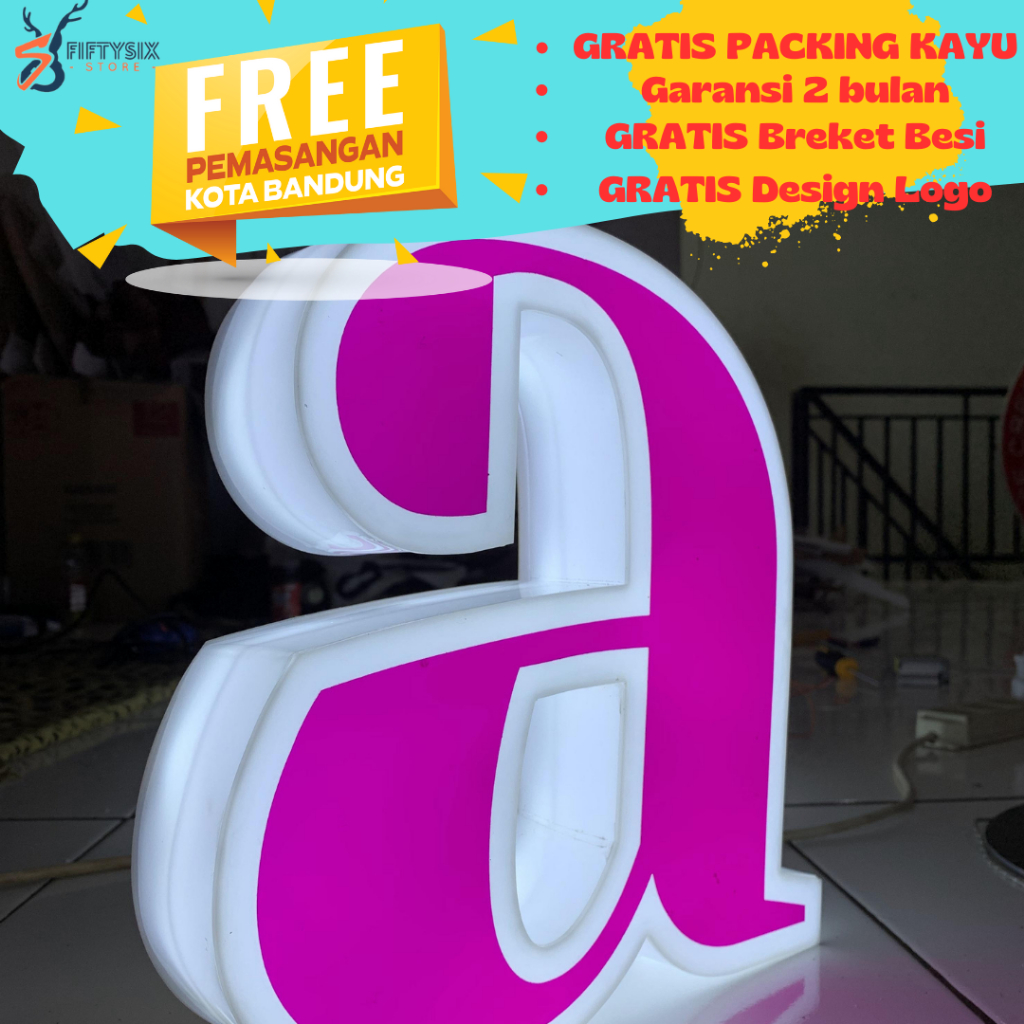 Jual Letter sign / Huruf Timbul Akrilik Custom | Shopee Indonesia