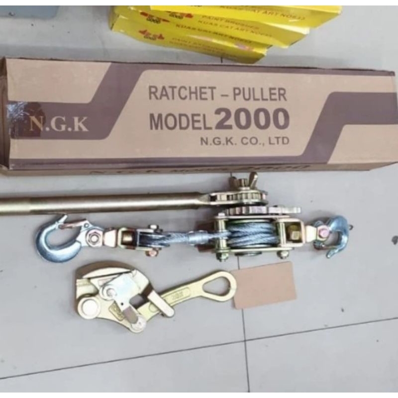 Jual Ratchet puller 2 ton NGK/Tracktang +Kedokan wier grip ratchet ...
