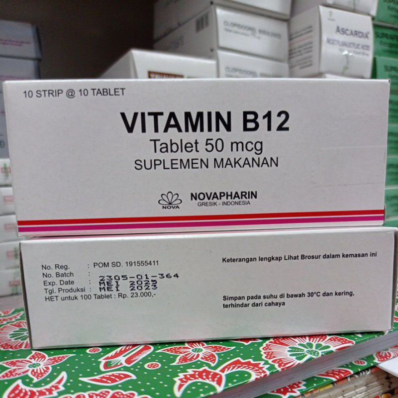 Jual Vitamin B 12 50mcg | Shopee Indonesia