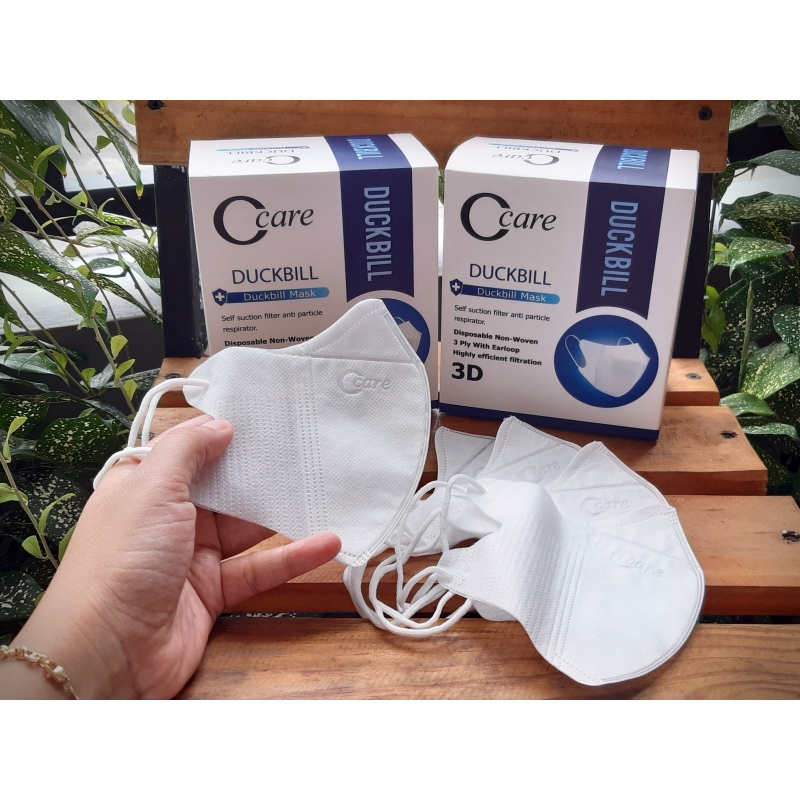 Jual Masker Duckbill Ccare Embos /Alkindo 1 Box Isi 50 Pcs | Shopee ...