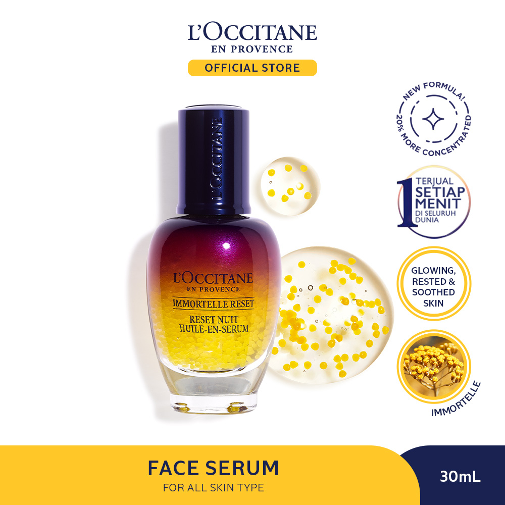 Jual L'Occitane Immortelle Reset OilinSerum 30ml Serum Wajah Face