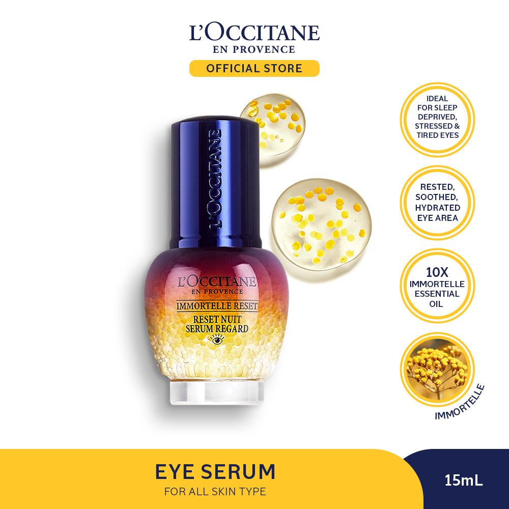 Jual L'Occitane Immortelle Reset Eye Serum 15ml Serum Mata Eye Cream