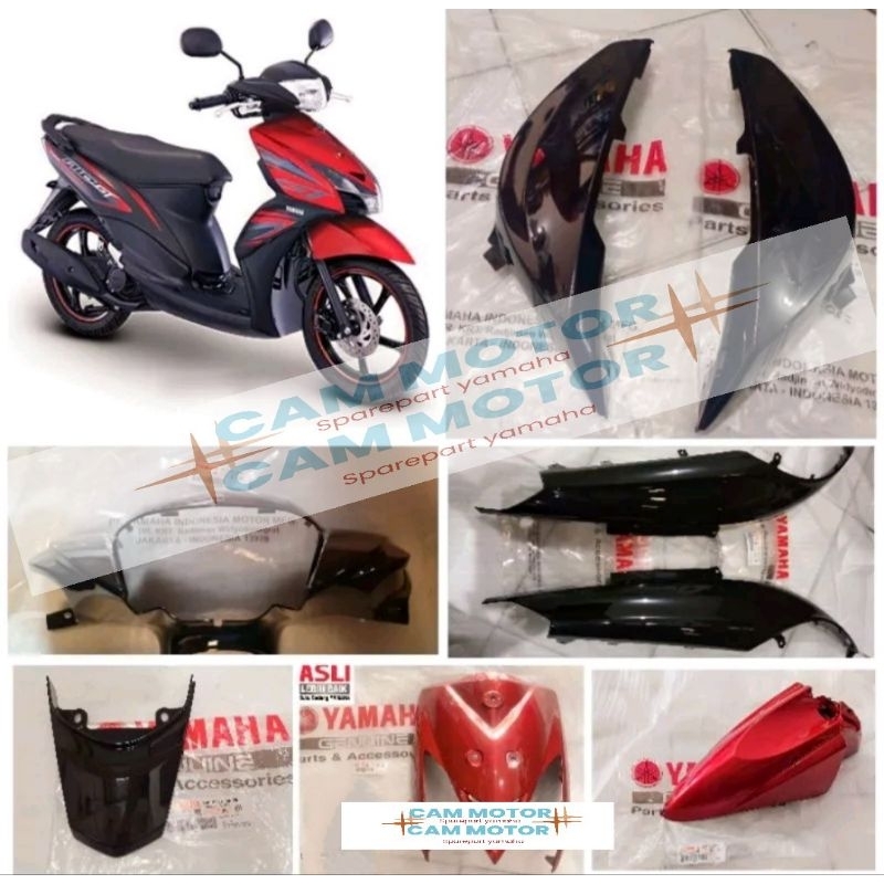 Jual Paket Body Halus Satu Seat Body Halus Mio Gt Merah Dan Hitam