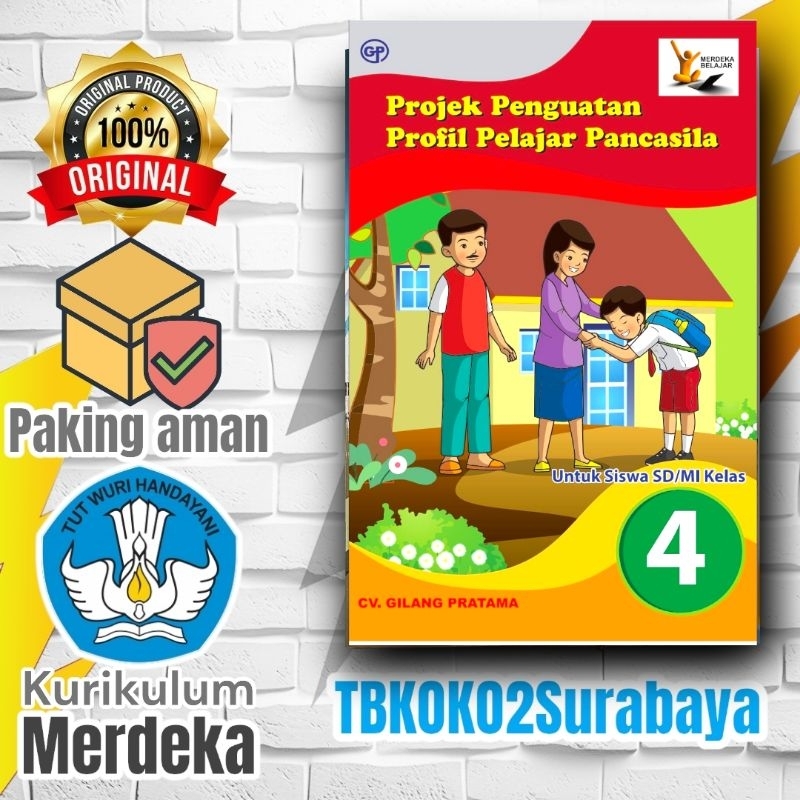 Jual BUKU PAKET SISWA SD KELAS 4 KURIKULUM MERDEKA SEKOLAH PENGGERAK ...