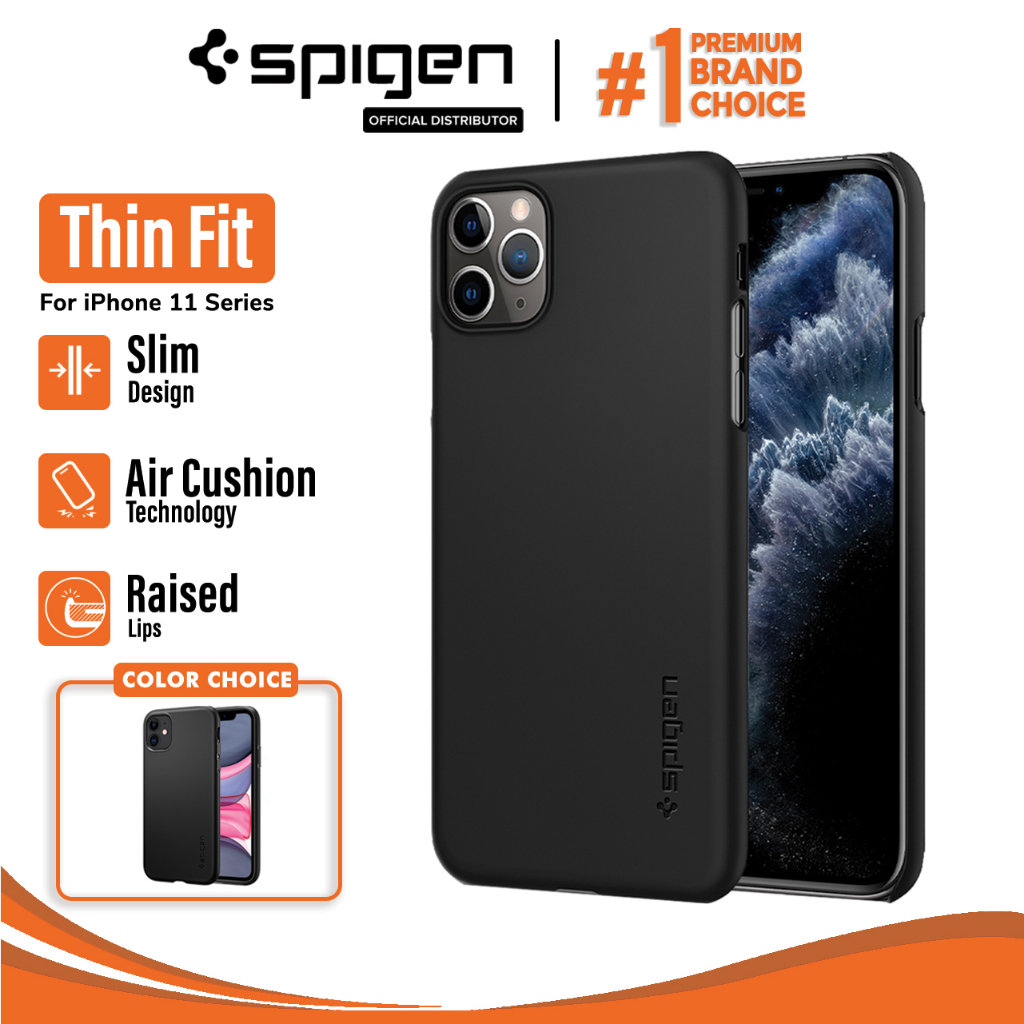 Jual Spigen Case iPhone 11 Pro Max / 11 Pro / 11 Thin Fit Slim Hardcase