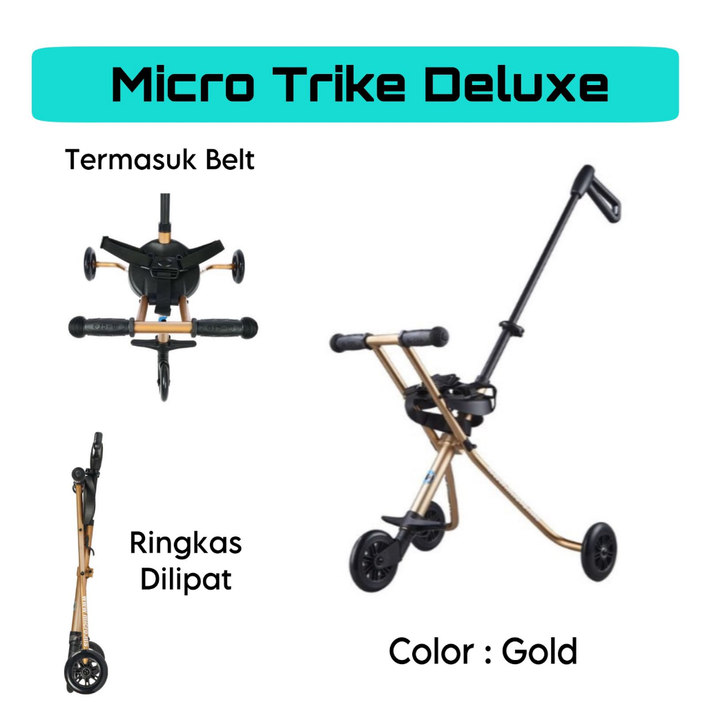 Jual MICRO Trike (ORIGINAL) MICRO Trike Black MICRO trike