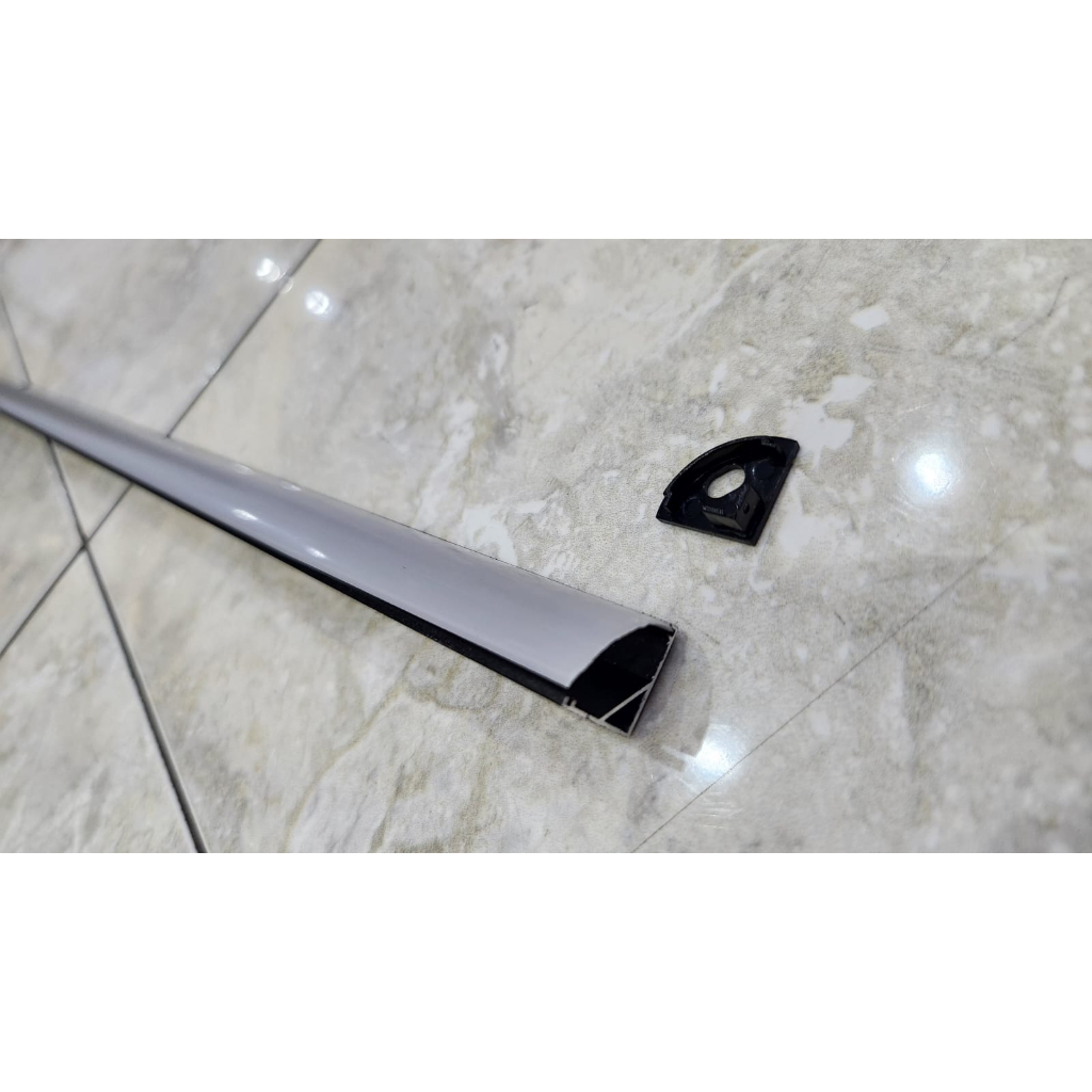 Jual List LED Rumah Lampu LED Strip Alumunium Acrylic Cover Hitam 1 ...