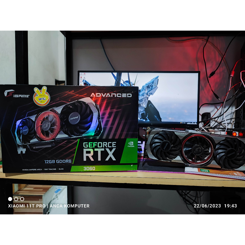 Jual VGA CARD COLORFUL I GAME GeForce RTX 3060 Gaming OC 12GB GDDR6 ...