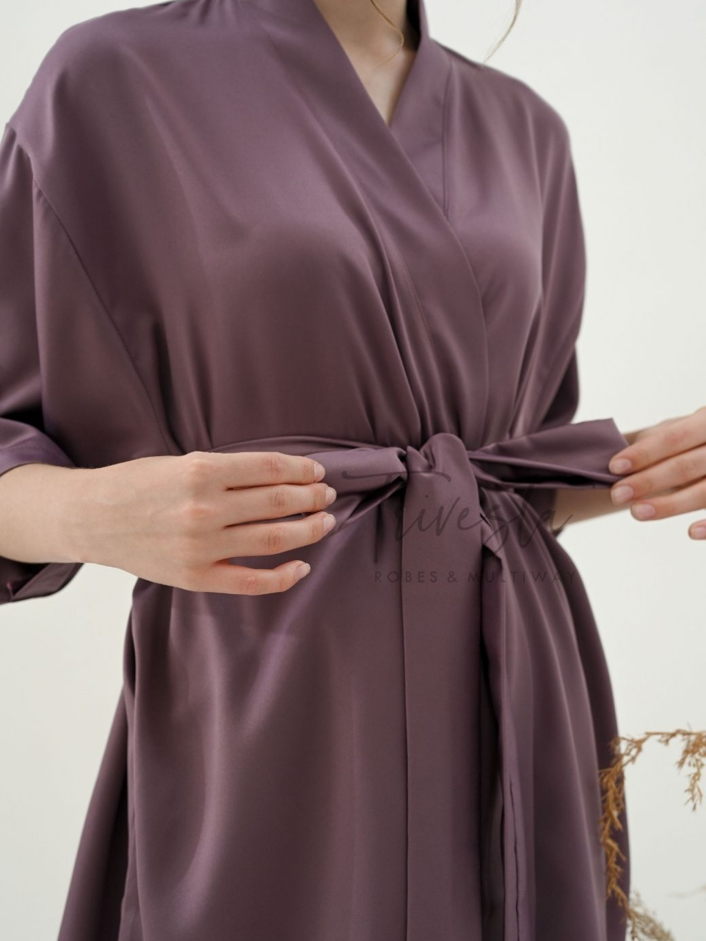 Jual Trivesta Robes - Basic Robe Periwinkle - Kimono Robe Bridesmaid ...