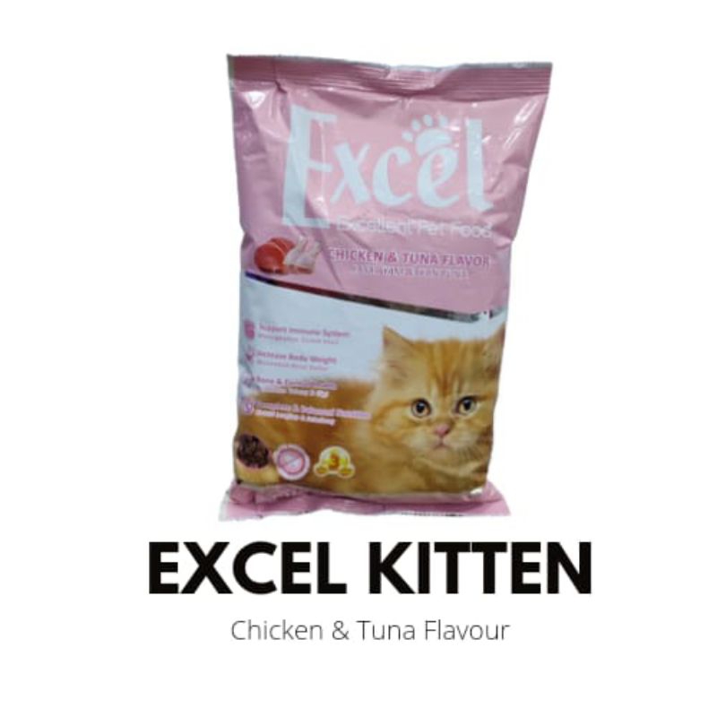 Jual EXCEL KITTEN 500gr. Makanan untuk kucing kecil | Shopee Indonesia