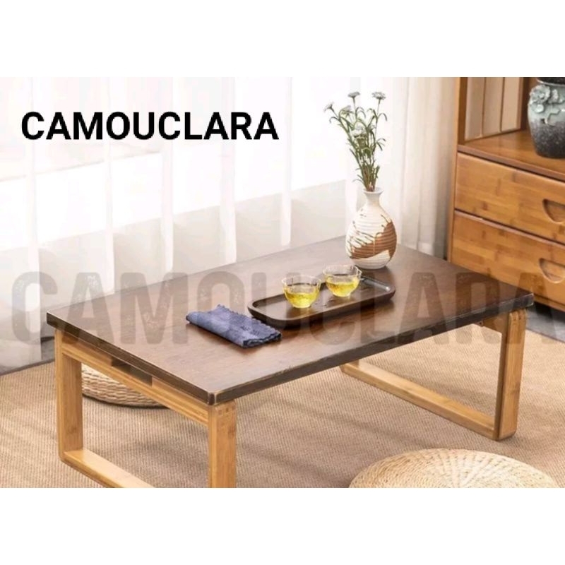 Jual meja ruang tamu minimalis modern estetik aesthetic multifungsi