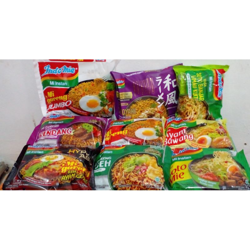 Jual mie instan mie indomie aneka rasa mie indomi ayam bawang mie