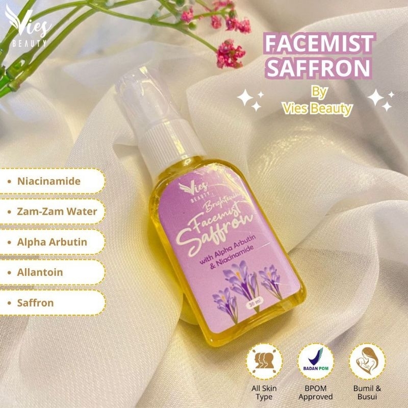 Jual Vies Beauty Face Mist Saffron Brightening With Niacinamide Glowing