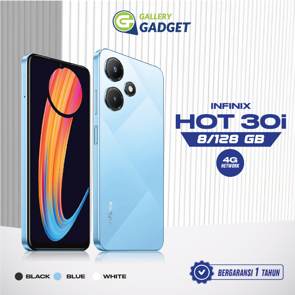 Jual Infinix Hot 30i 8/128 GB RAM 8 ROM 128 8GB 128GB HP Smartphone ...