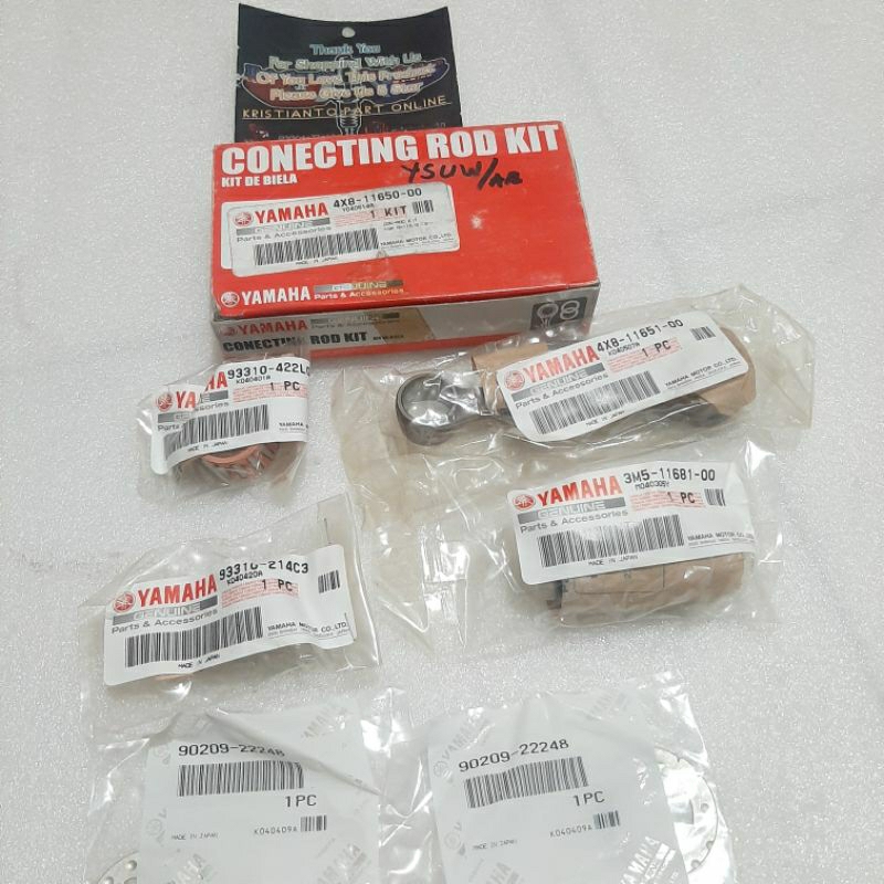 Jual Stang piston seher seker conecting rod kit 4X8 rxs rx special rxr ...