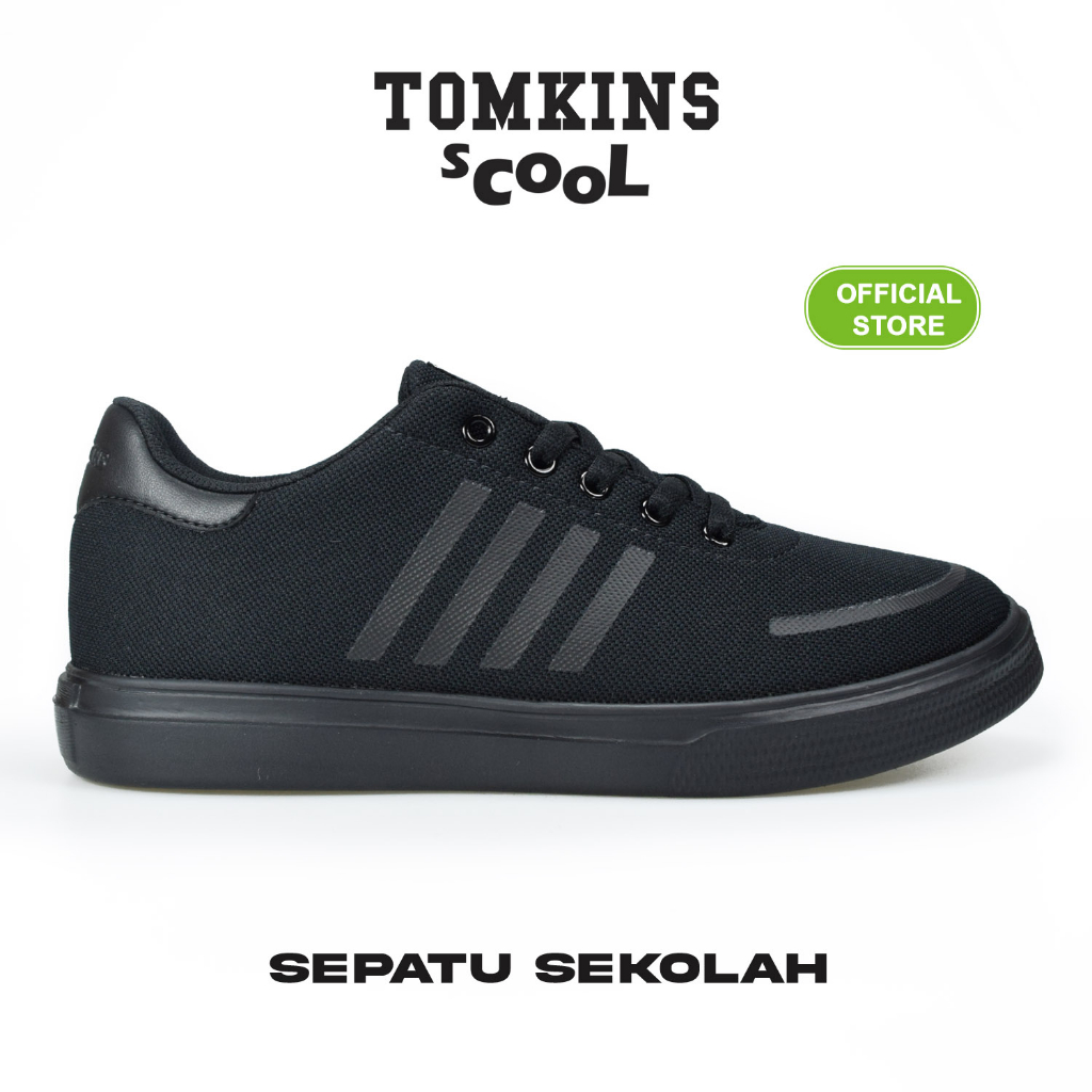 Jual TOMKINS Scool Edition Sanditon - Black Sepatu Sekolah | Shopee ...