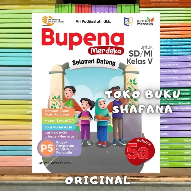 Jual Buku Bupena Volume 5A SD/MI Kelas 5 Erlangga Kurikulum Merdeka ...