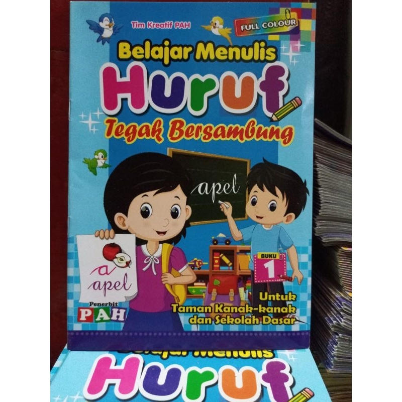 Jual Belajar Menulis Huruf Tegak Bersambung 1 | Shopee Indonesia