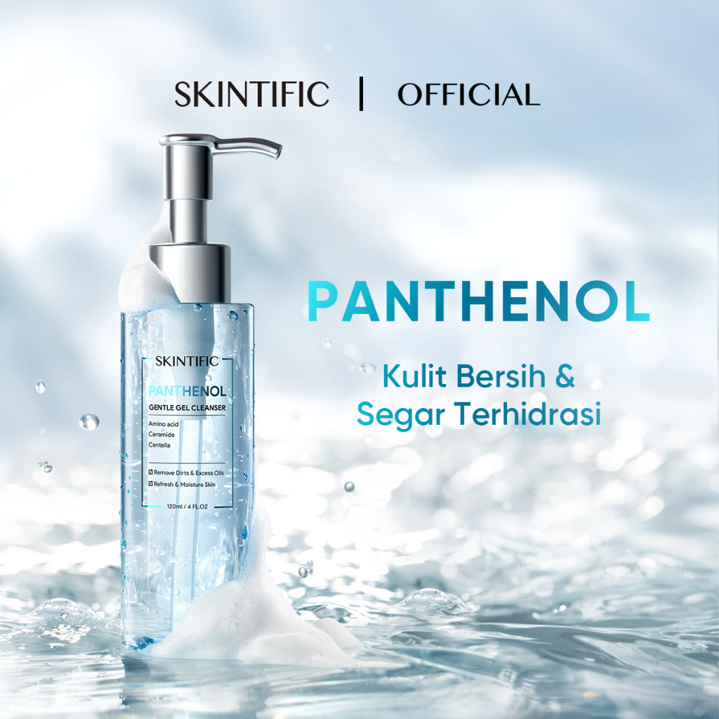 Jual Skintific Panthenol Gentle Gel Cleanser Ml Facial Wash Cleaning Mousse Sabun Wajah Anti