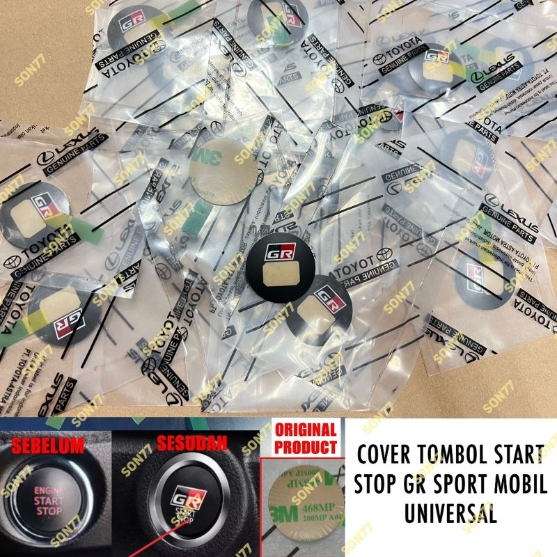 Jual Cover Tombol Start Stop Mesin Engine Ori GR SPORT Agya Avanza ...