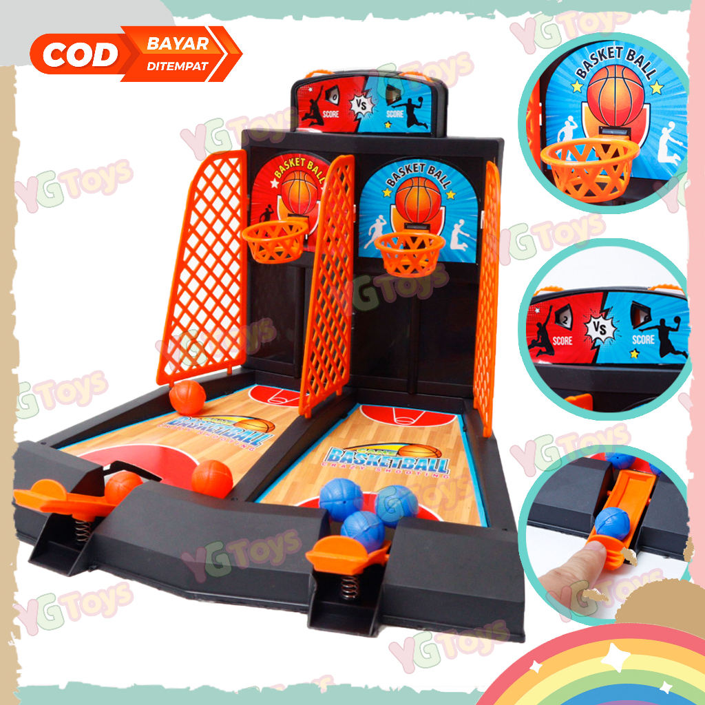 Jual YGtoys Mainan Basket Ball Shooting Board Game Basketball Crazy