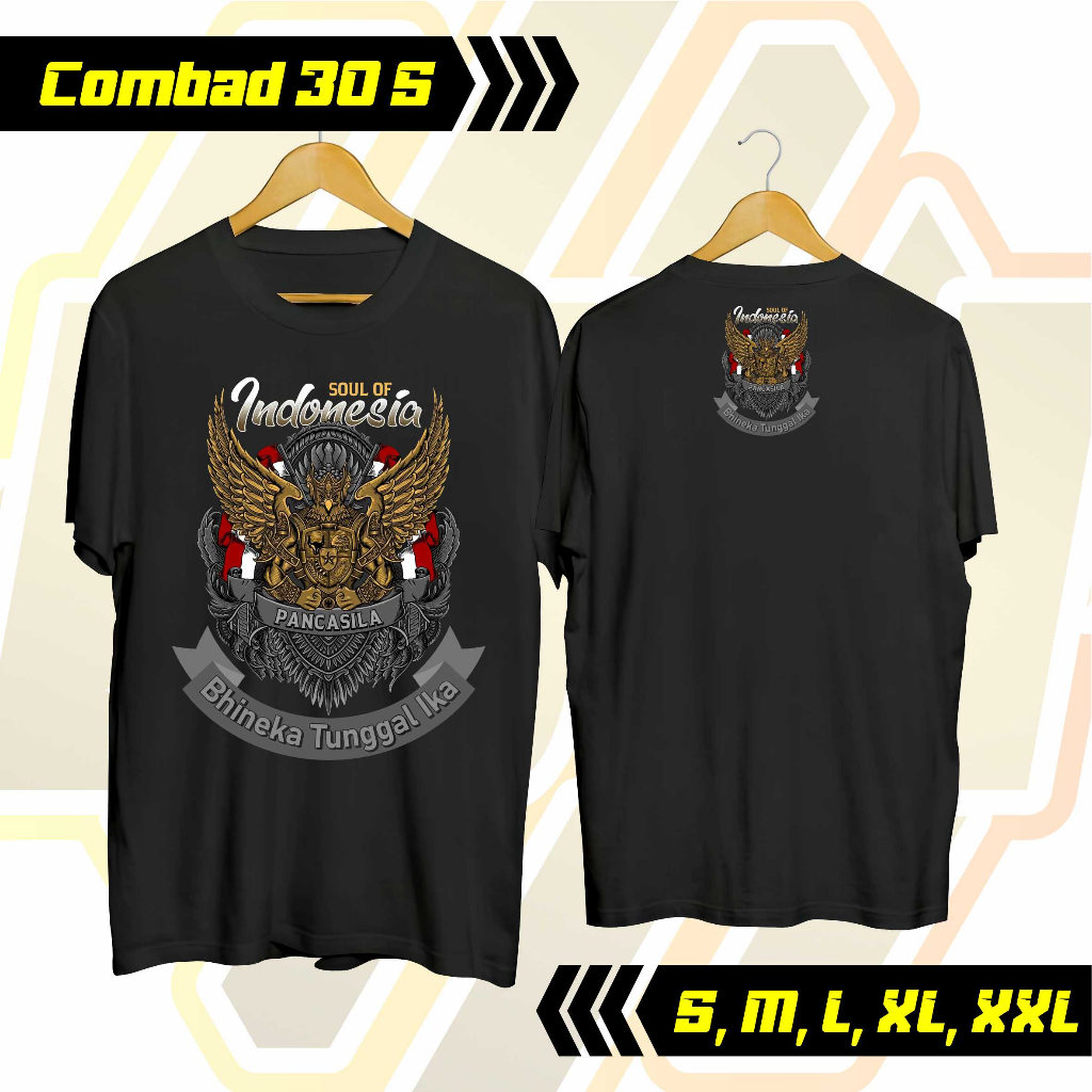 Jual KAOS / BAJU / TSHIRT INDOENSIA ART GARUDA BHINEKA TUNGGAL IKA KAOS ...