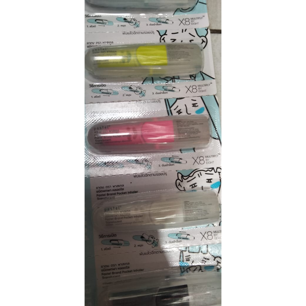 Jual INHALER PASTEL TRANSPARAN TRANSLUCENT INHALER PASTEL BRAND POCKET ...