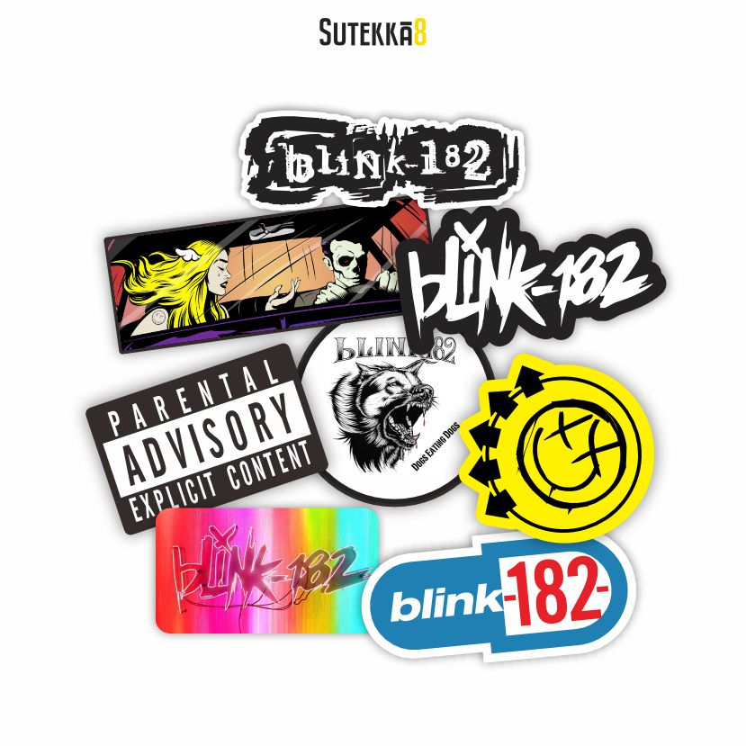 Jual STICKER BLINK 182 SERIES 1 [8pcs] | Shopee Indonesia