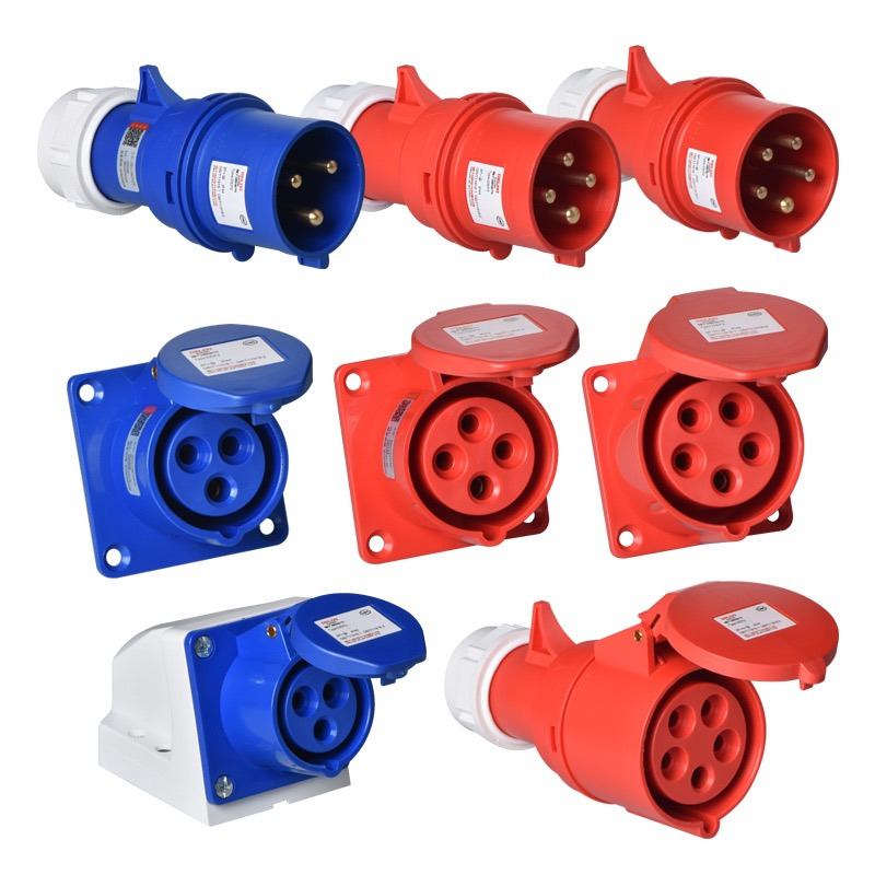 Jual Mounting Plug Male Steker Waterproof Steker Industrial Plug ...