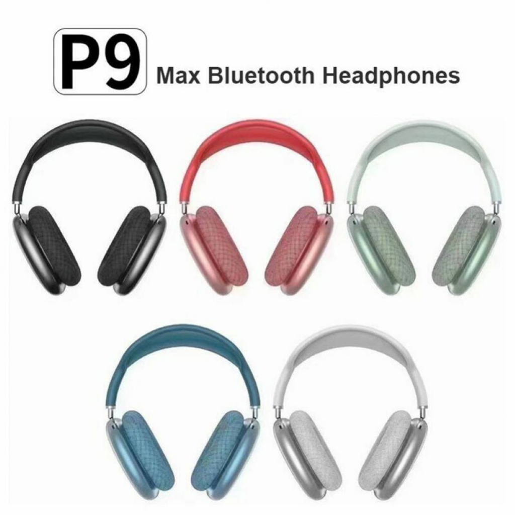 Jual High Quality Headphone Bluetooth P9 Headset Wireless Stereo Bass