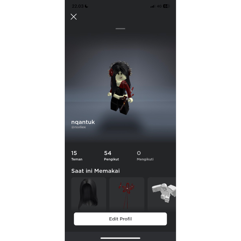 Jual akun roblox(korblox&extreme headphone) Shopee Indonesia