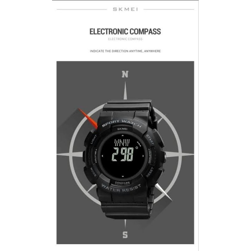 Jual Jam Skmei 2077 compass original free gift box | Shopee Indonesia
