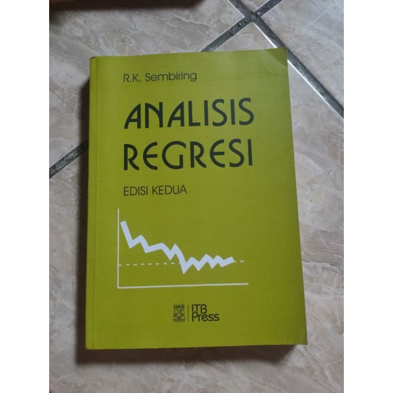 Jual Buku Analisis Regresi Itb Shopee Indonesia