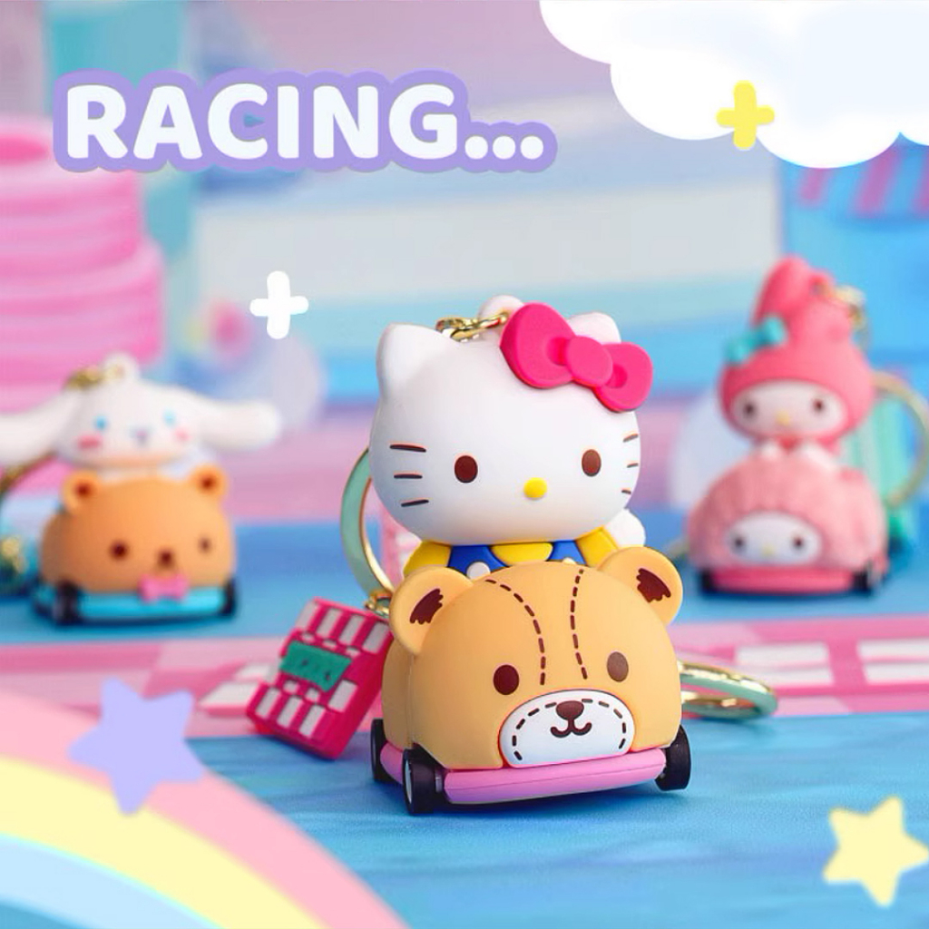 Jual TOKKADO Sanrio Racing Keychain Gantungan Kunci Karakter Lucu ...