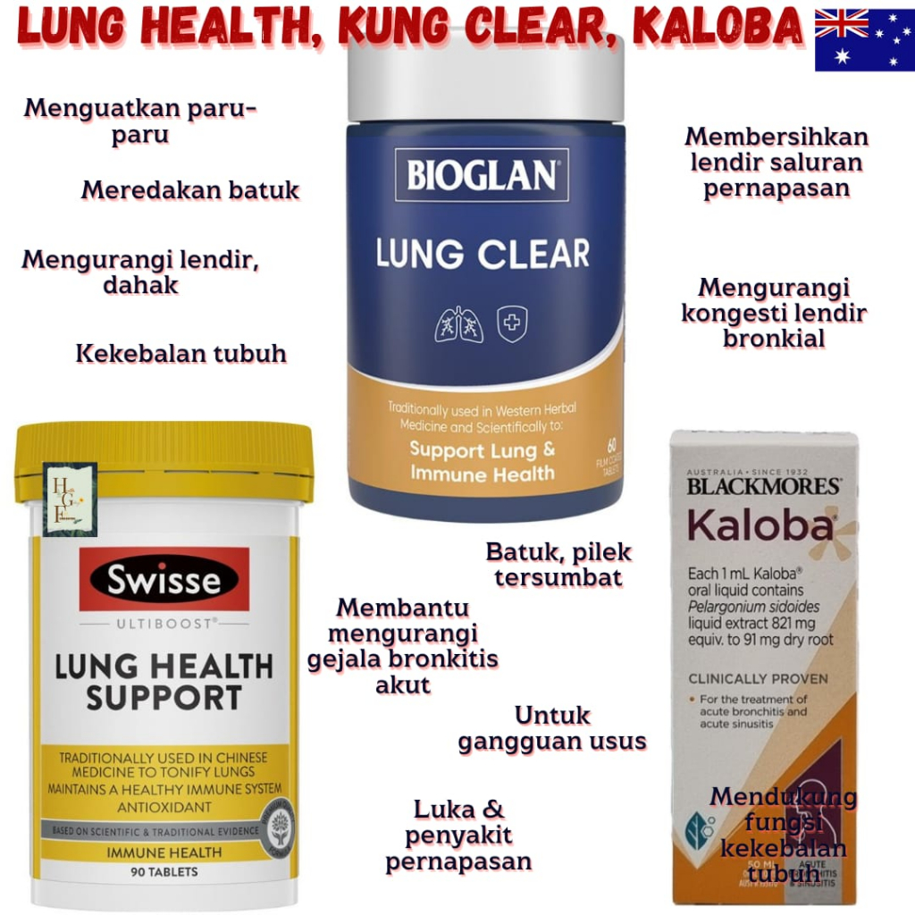Jual Swisse Ultiboost Lung Health Support 90 Tablets Shopee Indonesia