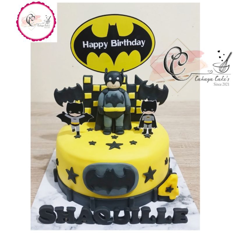 Jual Kue Ulang Tahun Batman / Batman Cake / Kue Ultah Anak Laki-laki
