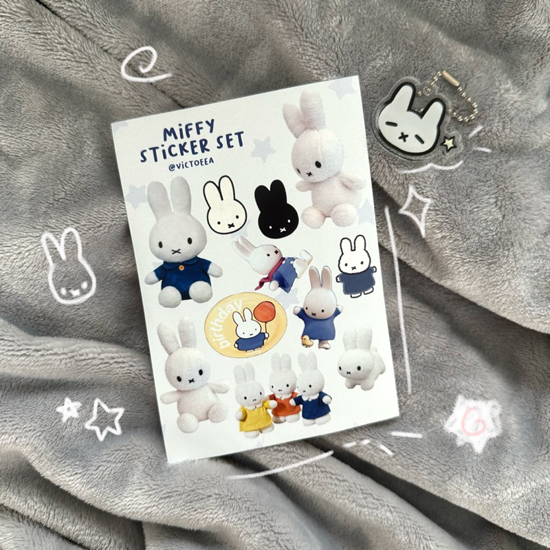 Jual miffy sticker set ! 𖦹°‧★ | Shopee Indonesia