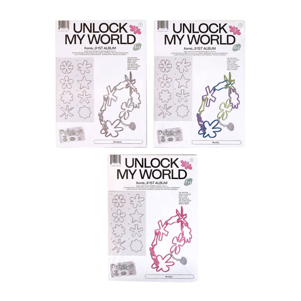 Jual Fromis_9 - 1st Album [Unlock My World] | Shopee Indonesia